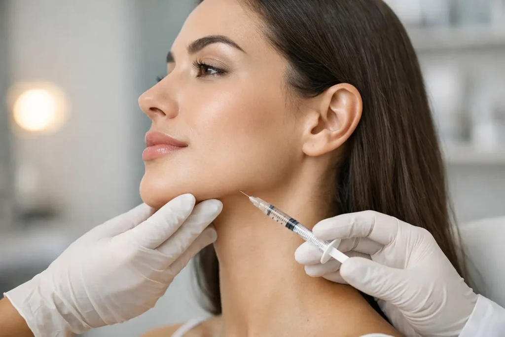 Jawline dolgusu yüz hattını değiştirir mi?